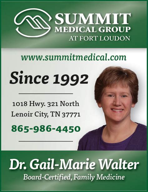 Summit medical group lenoir city. Things To Know About Summit medical group lenoir city. 